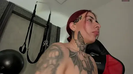 selene_red_ webcam model stream image