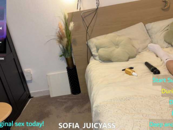 SofiaJuicyAss webcam model stream image