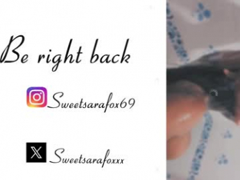 sweetsarafoxxx webcam model stream image