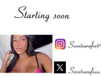 sweetsarafoxxx webcam chaturbate model stream image