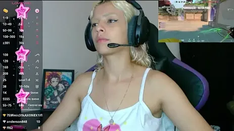 blondegamerr webcam model stream image