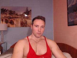 Hunky Muscle webcam flirt4free model stream image