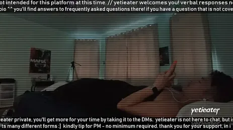 yetieater webcam model stream image