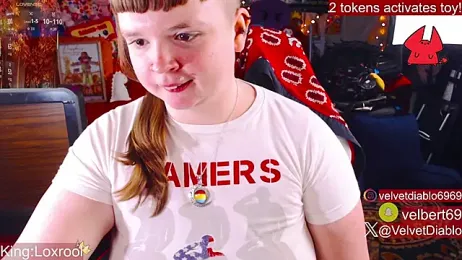 VelvetDiablo webcam model stream image