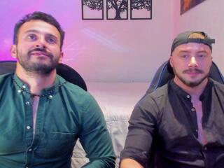Alexander Jaz & Santi Foster webcam model stream image