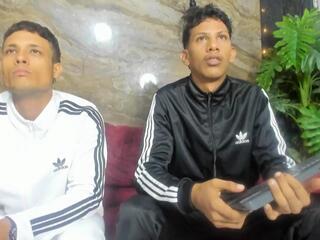 Kenzo &amp; Maikol webcam flirt4free model stream image