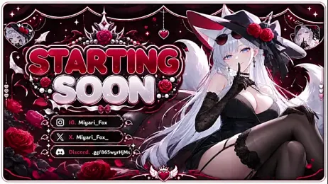 MiyariFox webcam stripchat model stream image