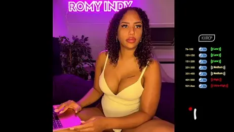RomyIndyXXX webcam model stream image