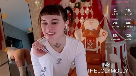 LolyMolli webcam model stream image