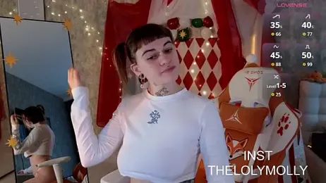 LolyMolli webcam model stream image