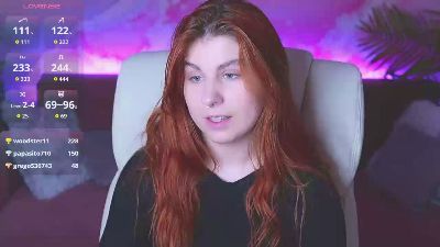 GingerPinky webcam model stream image