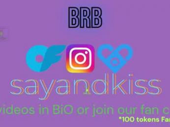 say_and_kiss webcam model stream image