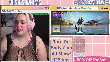 nevermakeawish webcam stripchat model stream image